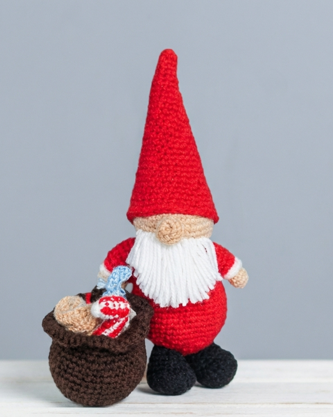 Christmas Santa Gnome - Crochet Pattern