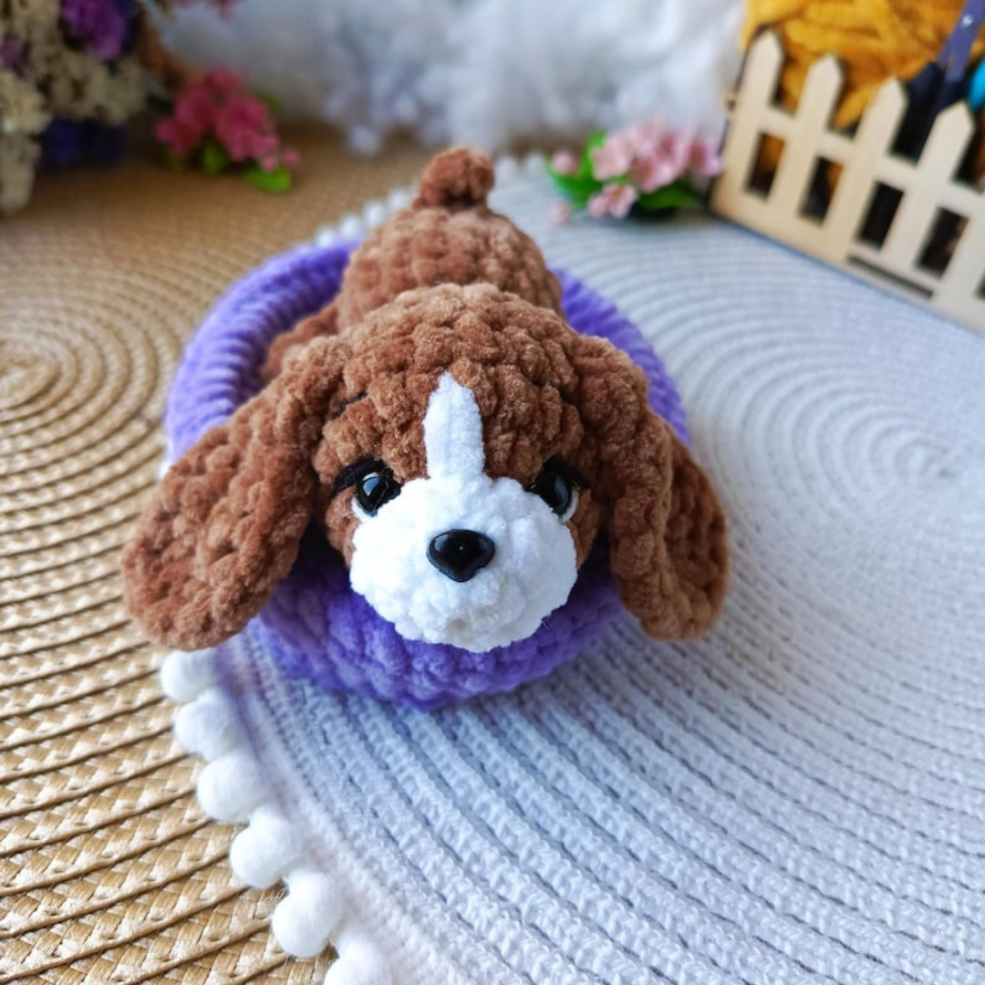 10 Amigurumi Tiny Puppies - Crochet Pattern