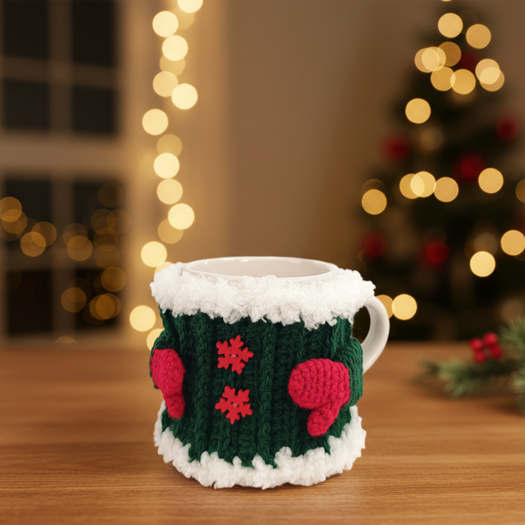 Christmas Mug Jumper - Crochet Pattern