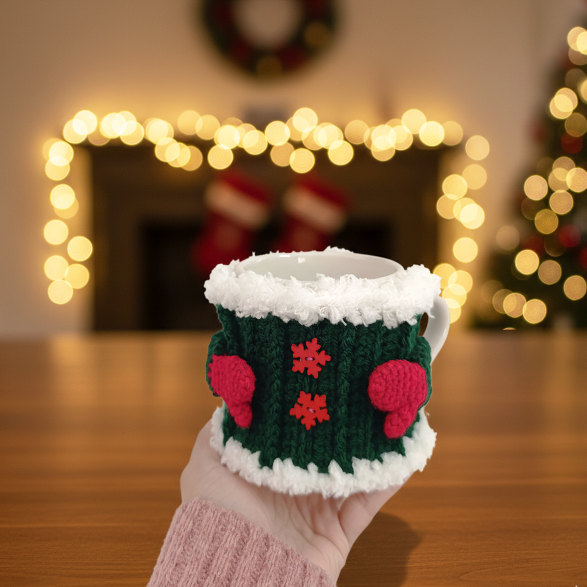 Christmas Mug Jumper - Crochet Pattern