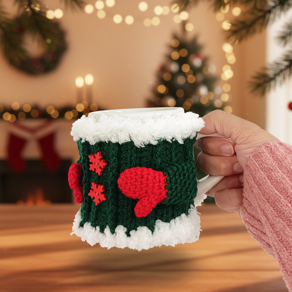 Christmas Mug Jumper - Crochet Pattern