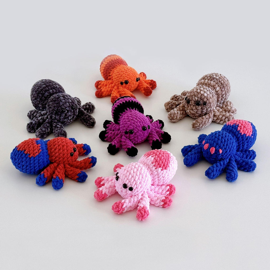No-sew 3in1 Spider Plushies - Crochet Pattern