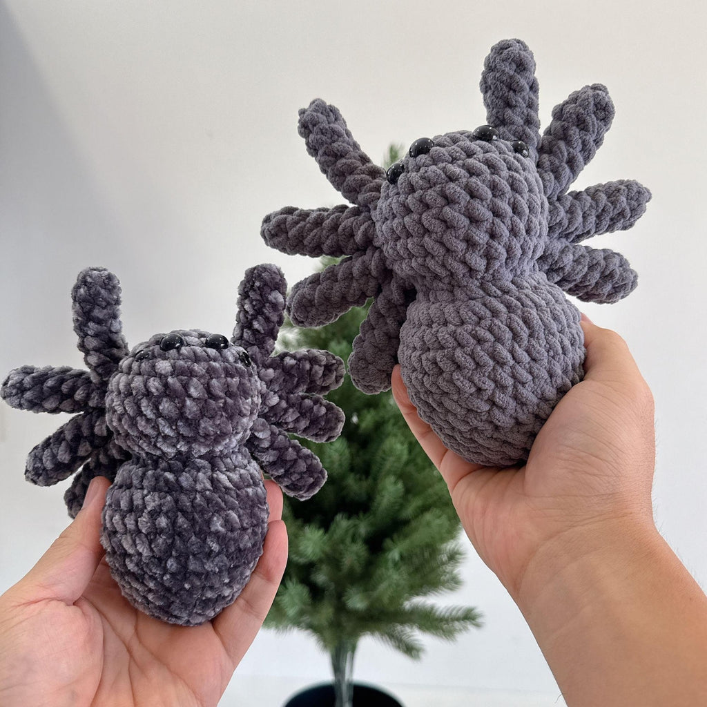 No-sew 3in1 Spider Plushies - Crochet Pattern